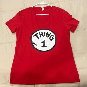 Thing 1 shirt.